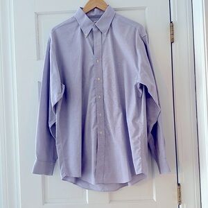 Brooks Brothers The Original Polo Shirt Non Iron Size L - Purple